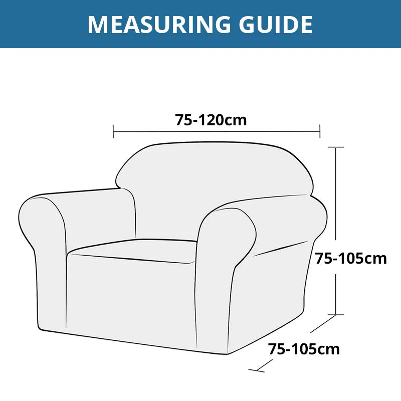 4 Types Armchair Cover Elastic Sofa Cover for Living Room Stretch Furniture Slipcover for Chairs 1 Seat Couch Cover Case