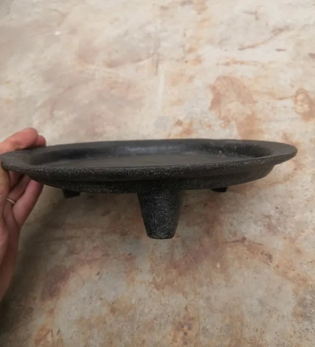 Portable mini barbecue grill table BBQ single stove volcanic stone roast steak pan tea making coffee warm wine stove 080-2B