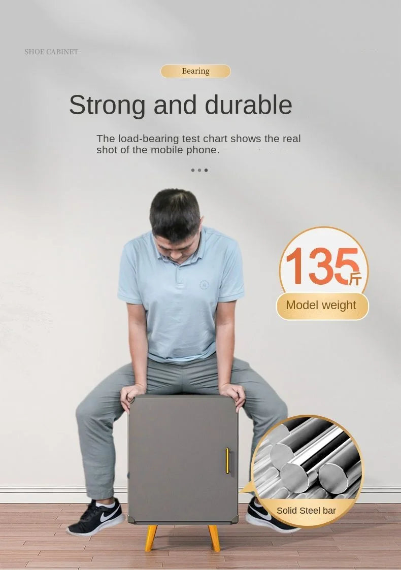 Shoe Rack Cabinets Shelf Shoes Storage Organizer Cupboards Furniture Hallway Entrance Multiple Layer Dustproof Cover Transparent