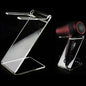 1PC Clear Acrylic Hair Dryer Holder Hair Dryer Display Rack Salon Home Bathroom Blow Dryer Holder Stand Hair Styling Tool