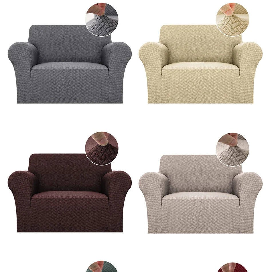 4 Types Armchair Cover Elastic Sofa Cover for Living Room Stretch Furniture Slipcover for Chairs 1 Seat Couch Cover Case