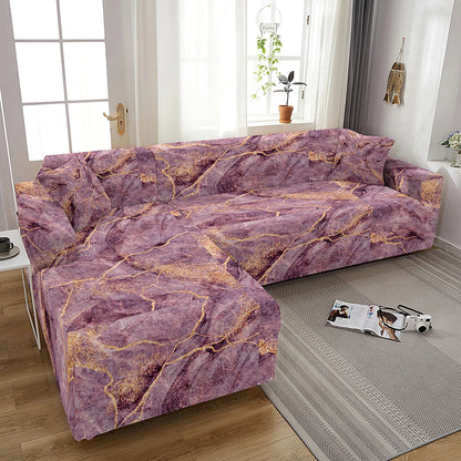Cover For Living Room Adjustable Marble Sofas Chaise Covers Lounge Sectional Couch Corner Sofa Slipcover L Shape