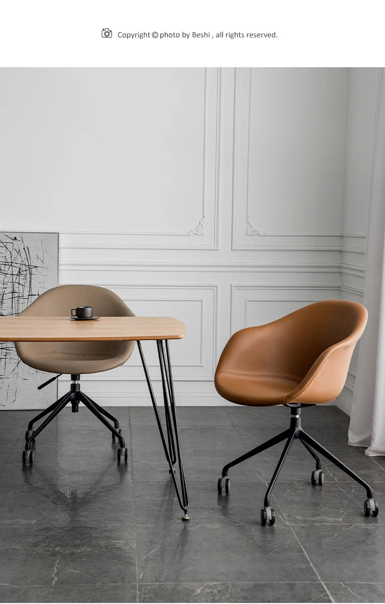 Nordic Computer Chair Creative Office Staff Lifting Swivel Chair Backrest Chair