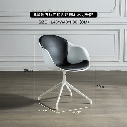 Nordic Computer Chair Creative Office Staff Lifting Swivel Chair Backrest Chair