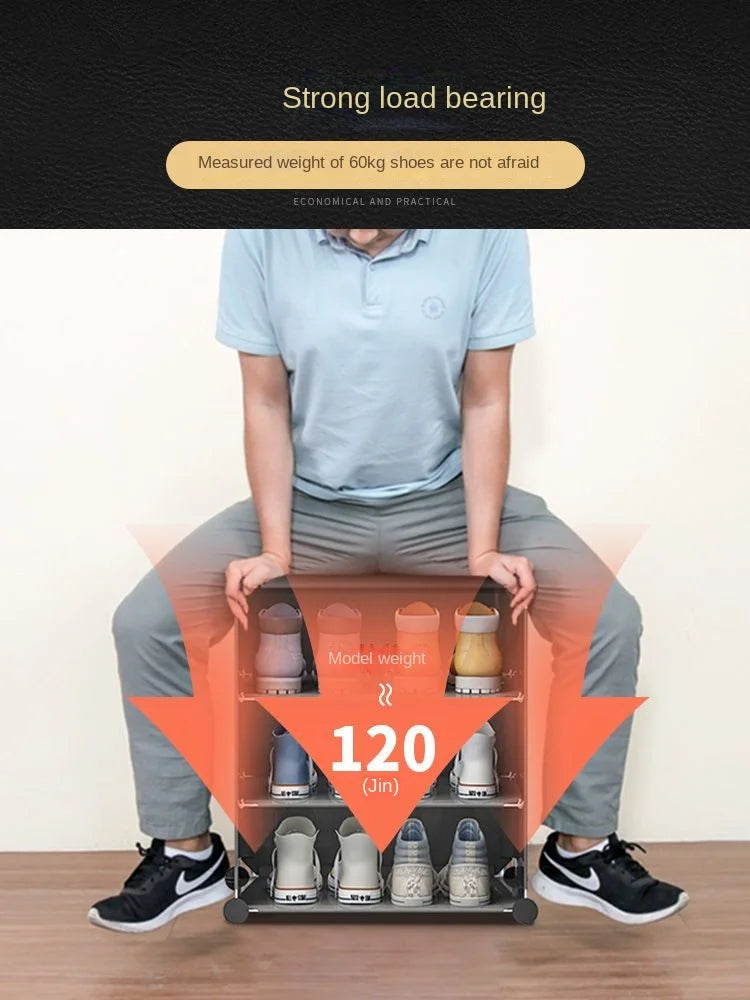 Modern Household Multilayer Plastics Shoe Rack Hallway Cabinets For Living Room Dustproof Storage Shelves Home Bedroom Furniture