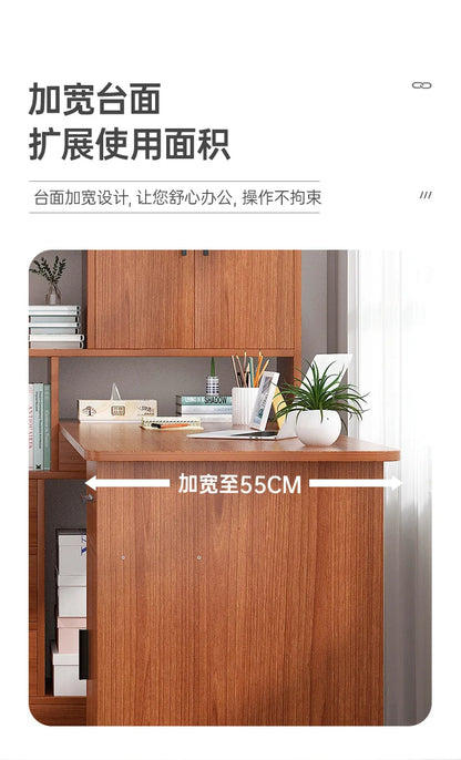 Rental table home bookshelf desk integrated desktop computer desk student study desk corner writing desk combination