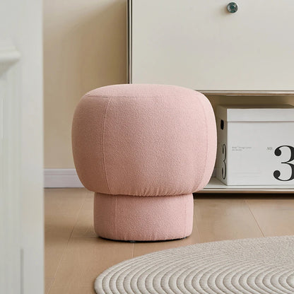 Nordic Furniture, Living Room Sofa Stools, Bedroom Dressing Stool, Porch Shoe Changing Stool, Circular Mobile Seat,Leisure Chair