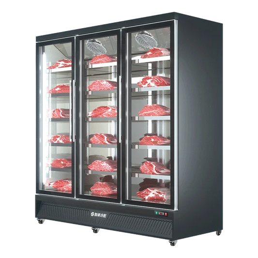 Plus freezer display cabinet, commercial meat beef cabinet, glass ice cream, standing freezer, beverage refrigerator