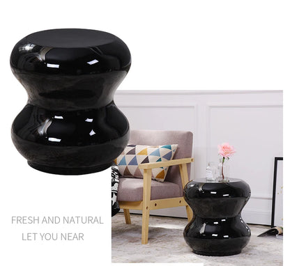 luxury side table black console table  Nordic Contemporary corner coffee table