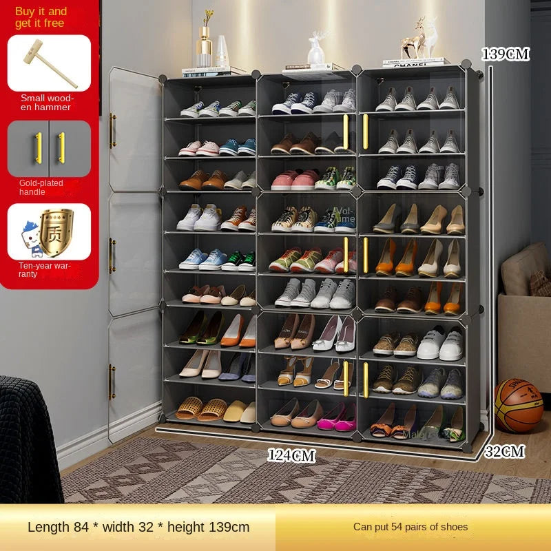 Shoe Rack Folding Home Furniture Modern Live Room Cabinets Shoes Storage Organizers Cupboards Hallway Entrance Shelf Shoes