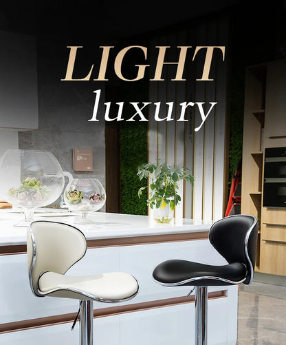 Bar Furniture High Stools Kitchen Adjustable Lift Backrest Bar Chair Swivel Nordic Bar Counter Sofa Chairs Bar Banks Dining Seat