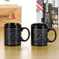 Creative Battery Magic Mug Positive Energy Color Changing Cup Ceramic Discoloration Coffee Tea Milk Mugs Novelty Gifts 12 style