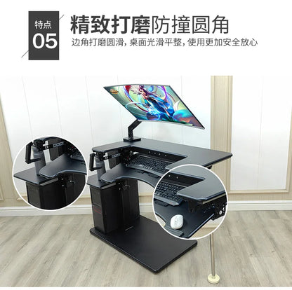 Cross bed computer desk, laptop desktop computer desk, bedside table, lifting table, lazy table, cockpit suspension bracket