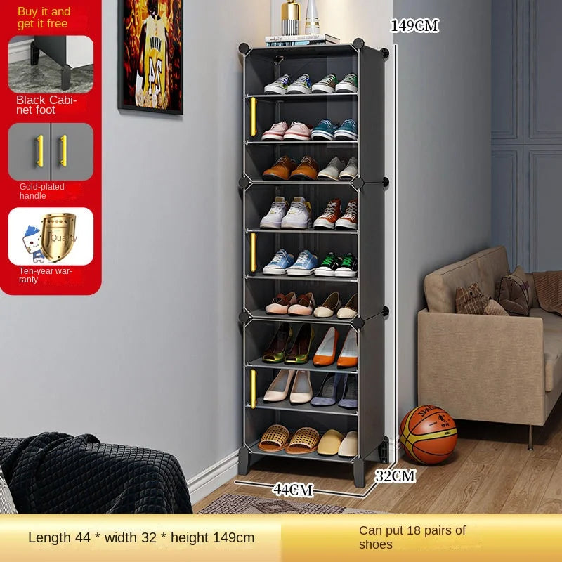 Shoe Rack Folding Home Furniture Modern Live Room Cabinets Shoes Storage Organizers Cupboards Hallway Entrance Shelf Shoes