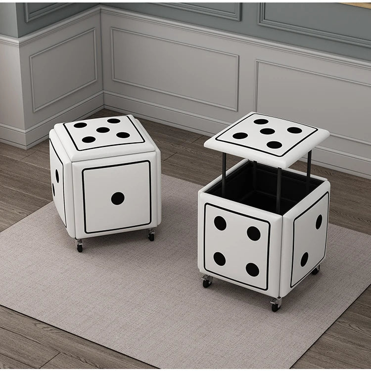 Nordic Furniture 5 In 1 Sofa Soft Stool Cube Storage Folding Shoe Bench Coffee Table Chairs For Kitchen Living Room Stools