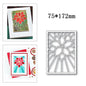 New Hot Selling Christmas Rectangle Frame Series Metal Cutting Die Scrap Book Stamps/photo Albums Decorative Embossed Diy Handma