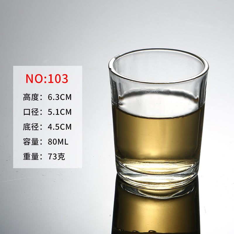 White Wine Glass Small Wine Glass Spirits Glass Bullet Cup B52 Shot Cup Swallow Cup One Mouthful Cup Goblet Glass DROPSHIPPING