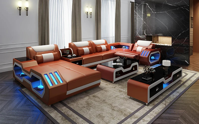 Furniture sofa set modern smart luxury furniture,sofa sectional set l shape cama sitting room furniture couch living room sofa