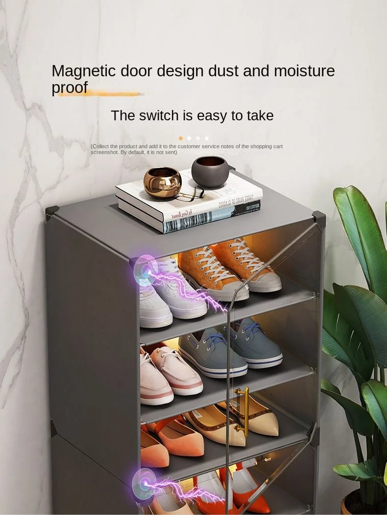 Shoe Rack Folding Home Furniture Modern Live Room Cabinets Shoes Storage Organizers Cupboards Hallway Entrance Shelf Shoes