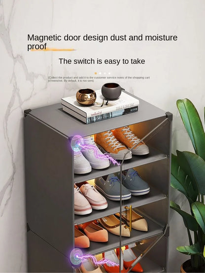 Shoe Rack Folding Home Furniture Modern Live Room Cabinets Shoes Storage Organizers Cupboards Hallway Entrance Shelf Shoes