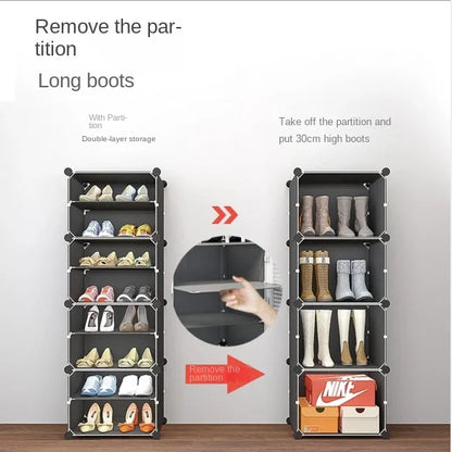 Shoe Rack Cabinets Shelf Shoes Storage Organizer Cupboards Furniture Hallway Entrance Multiple Layer Dustproof Cover Transparent