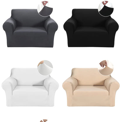 4 Types Armchair Cover Elastic Sofa Cover for Living Room Stretch Furniture Slipcover for Chairs 1 Seat Couch Cover Case