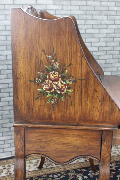 European American Style Makeup Table Solid Wood Dressing Table Classical Secretarial Cabinet Desk Side Table