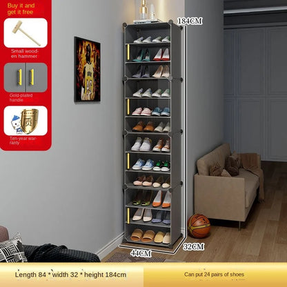 Shoe Rack Folding Home Furniture Modern Live Room Cabinets Shoes Storage Organizers Cupboards Hallway Entrance Shelf Shoes