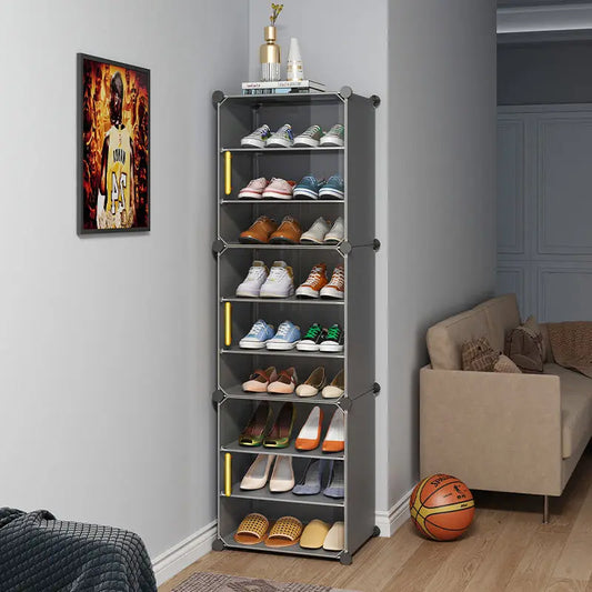 Shoe Rack Folding Home Furniture Modern Live Room Cabinets Shoes Storage Organizers Cupboards Hallway Entrance Shelf Shoes
