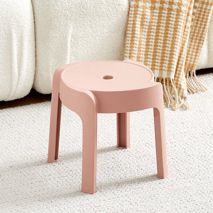 Dining Chairs Thickening Backrest Nordic Chair Plastic Stool Rotundity Stackable Modern Furniture Nordic Chair