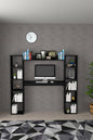 Double Bookshelf Desk Computer Desk With Bookshelf Bookcase Writing Desks For Home Studying Gaming Work Table Office Furnitures