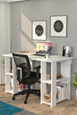 Hypo Bookshelf Study Desk Black computer desk book shelves office furniture quality decorative interior office design studying.