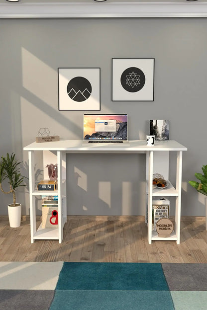 Hypo Bookshelf Study Desk Black computer desk book shelves office furniture quality decorative interior office design studying.